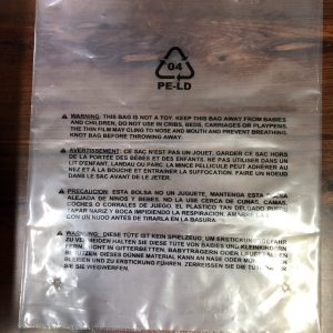 Túi PE in cho may mặc