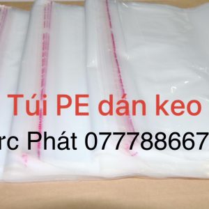 Túi PE trong dán keo