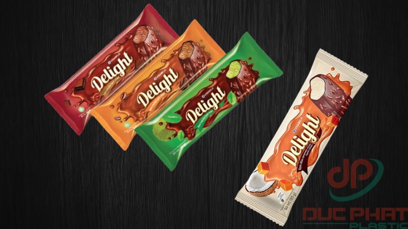 Bao bì đựng kem que đa dạng kích thước, màu sắc và kiểu dáng, tối ưu cho đóng gói tự động và bảo quản đông lạnh Các mẫu bao bì kem que dạng cuộn nhiều màu sắc, phù hợp dây chuyền sản xuất công nghiệp và môi trường đông lạnh