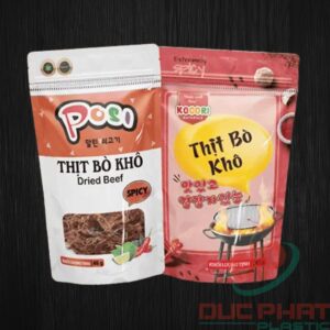 bao bì khô bò posi và kocori