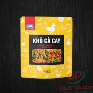 bao bì khô gà cay